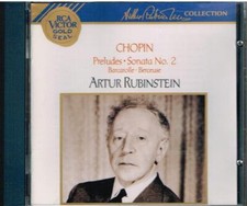 Chopin : Sonate N°2, Prélude op.28, Berceuse op.57, Barcarolle/Rubinstein - CD