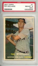 1957	Topps	Ted	Williams	1	PSA 8 o/c		Red Sox		11396