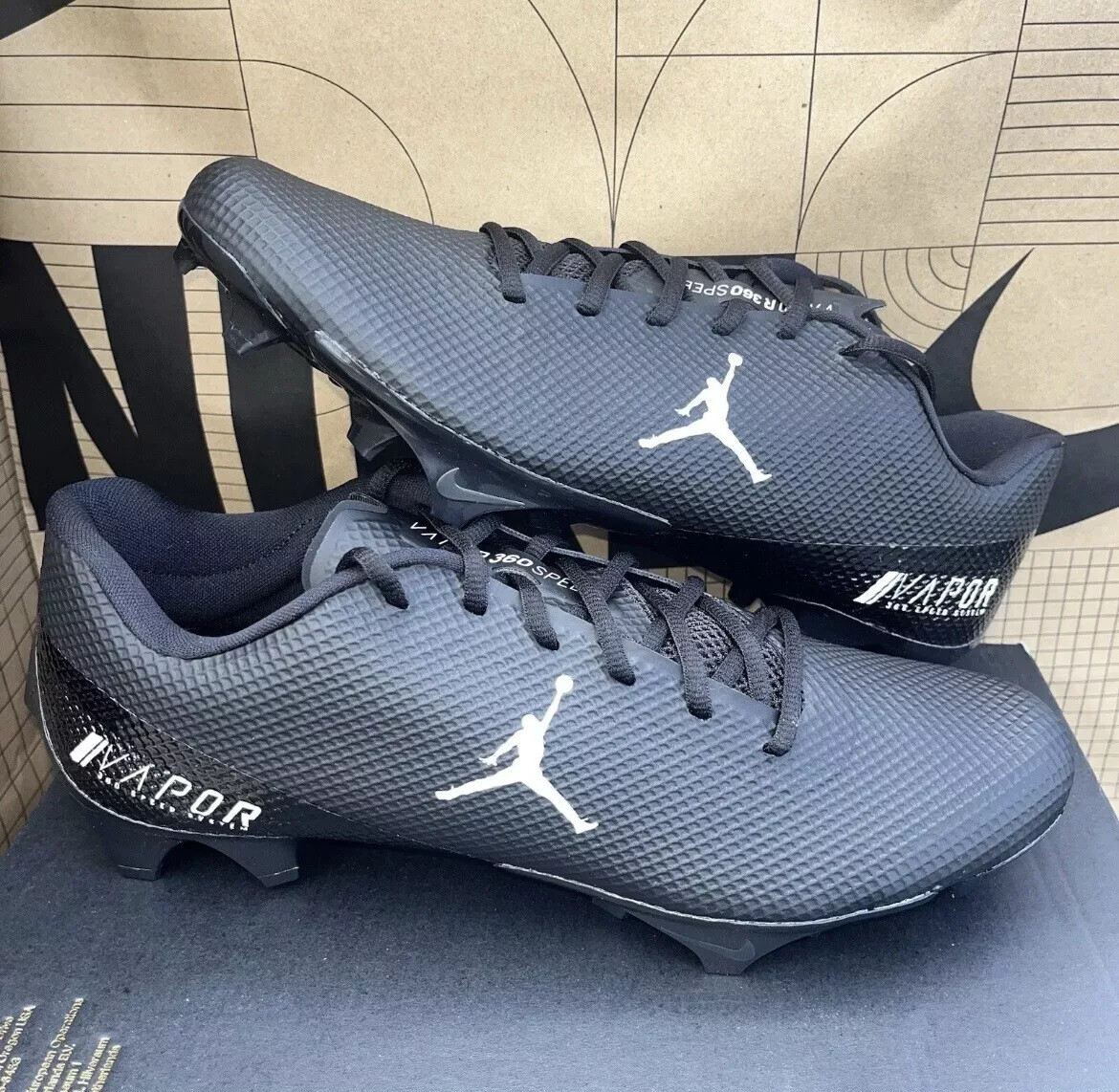 Nike Air Jordan Vapor Edge Speed 360 SMU P Черный, белый CV1671-003 sz 13 Мужские