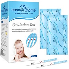 Easy Home Ovulation Test Strips, 25 Pack Fertility Tests, Ovulation Predictor...