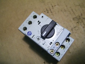 AB ALLEN BRADLEY 140-C2E-B10 .63-1A MANUAL STARTER W/140M-C-AFA10 AUX