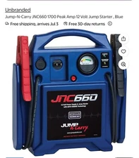 Jump-N-Carry JNC770R 1700 Peak Amp 12 Volt Jump Starter and Power Supply