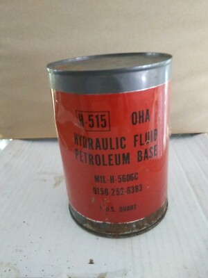 Pennsylvania Refining Co., Hydraulic Fluid Petroluem Base Tin, 1 Qt.. full