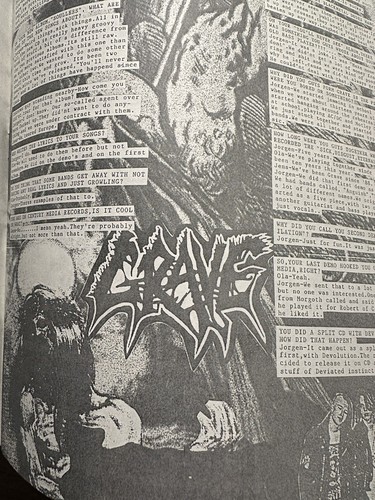 LESS THAN ONE ZINE METAL GRAND BELIAL’S KEY GRAVE ENTOMBED CARNAGE PARADISE LOST - Picture 4 of 24