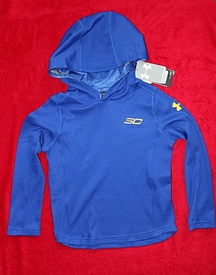 Under Armour Pull Over Long Sleeve Hoodie Blue size Youth XS/4,5 retail $59.99