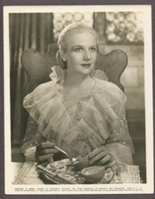 Ann Harding Portrait 1934 Gallant Lady Original Vintage Photo J6432