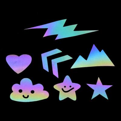 1M Heat-transfer Vinyl Film DIY Reflective Iron On Fabric Clothing Tape Crafts - Foto 8