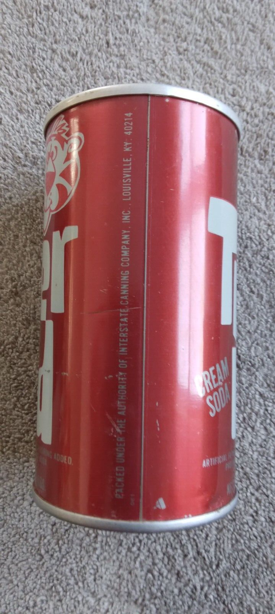 Tiger Red Creme Soda 12 oz steel soft drink pop can Louisville, KY