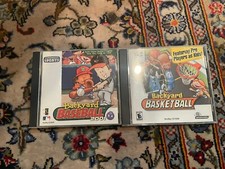 Backyard Baseball/Basketball 2001 PC CD-ROM Windows Complete With Manuals