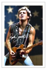 BRUCE SPRINGSTEEN Signed Autograph PHOTO Fan Signature Gift Print Music