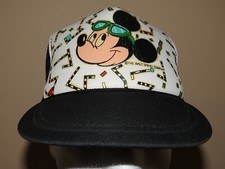 Vtg 80s 90s Walt Disney MICKEY MOUSE Snapback KIDS Mesh/Foam Trucker Hat/Cap