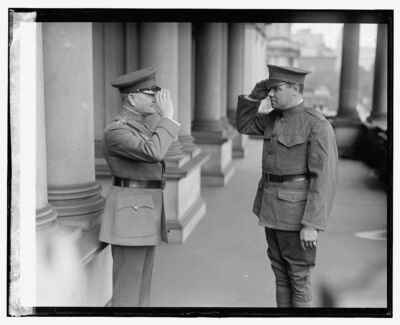8'' x 10'' Photo Pershing & Babe Ruth,5/28/24,General John J. Pershing