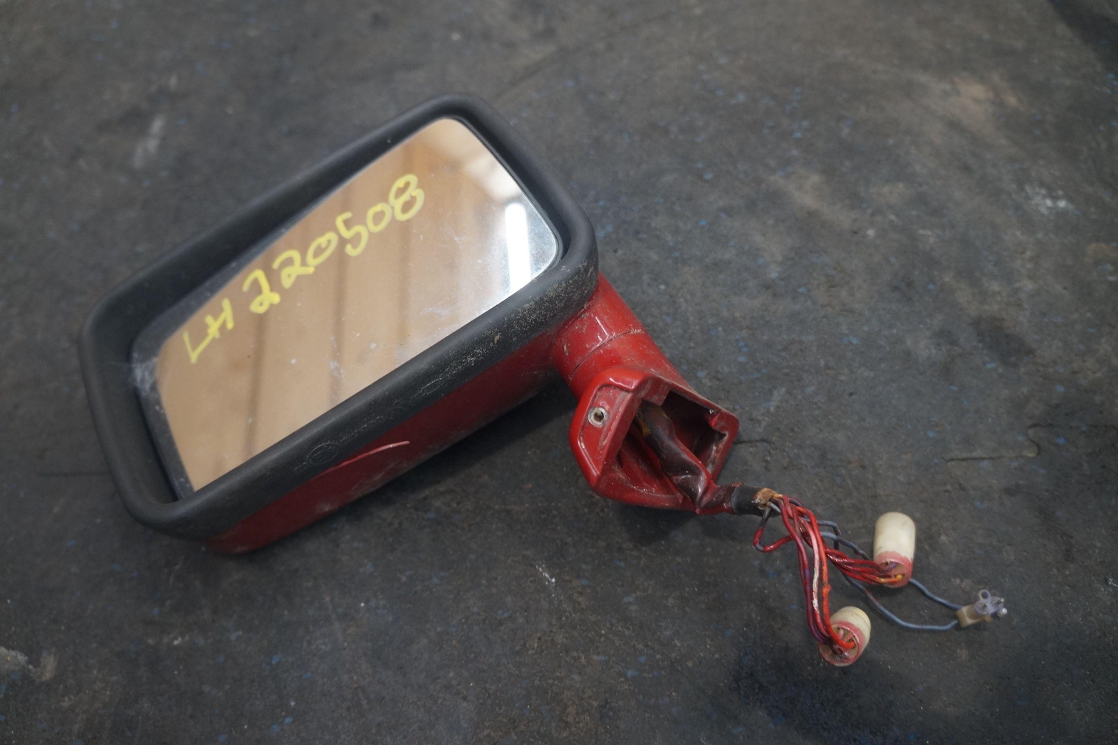 Left Driver Door Mirror Assembly Cardinal Red Bentley Turbo R 1991