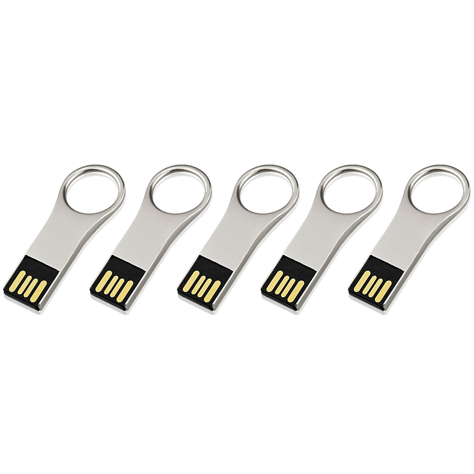 Lote de memorias USB 32GB 64GB 2.0 de metal, impermeables, unidad flash tipo lápiz, imagen 2