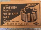 Poker Chip Rack- E.S. Lowe Co., Inc. - Revolving Plastic- 5 Decks Included — photo 6
