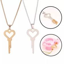 Chastity Cage Key Necklace Accessories Fits All Cage Integrated Locks Key Holder