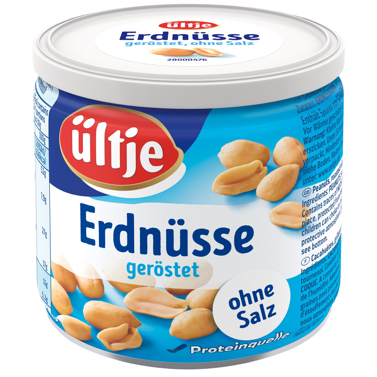 Ültje Cacahuetes Tostados Y Sin Sal Cacahuetes Crujientes 180g
