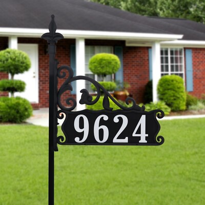 Wholesale Lot Of Boardwalk 48'' Reflective Address Signs Starter Kit - 18ct