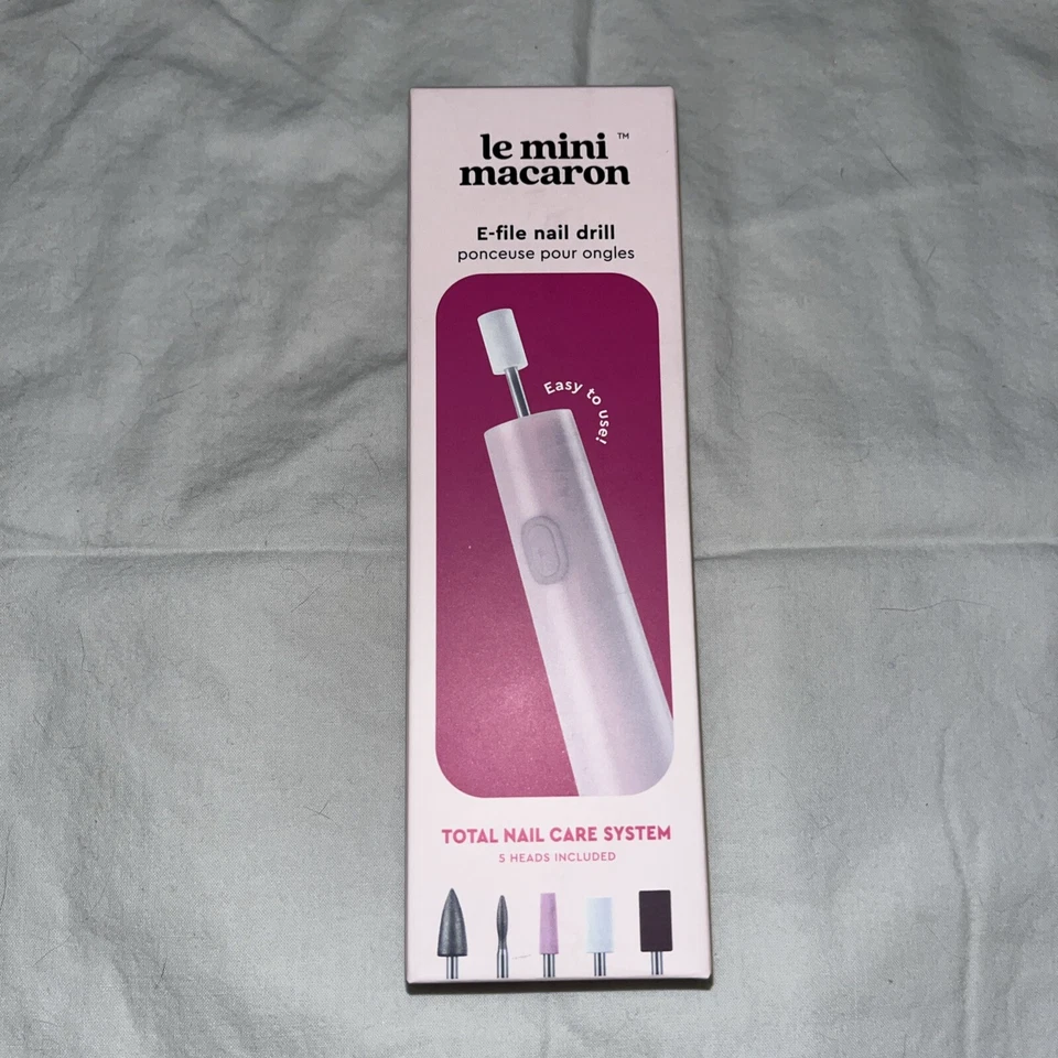 Paquete Le Mini Macaron - Incluye taladro de uñas E-file, cabezales de repuesto + gel Foto 4 de 4