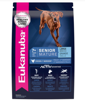 Eukanuba Senior Large Breed Dry Dog Food, 30 lb