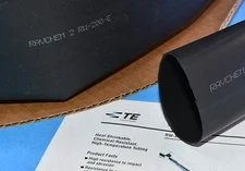 3’ Raychem 2" Chemical Resistant & High Temperature Heat Shrink Tube 2:1 Shrink