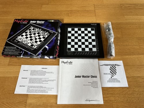 MEPHISTO Junior Master Schach-Computer - Saitek LCD Chess Game Komplett - Bild 3 von 4
