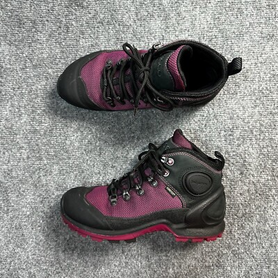 Ecco Shoes Womens 36 Purple Gore-Tex Waterproof Neutral Motion Trail Hiking  Boot
