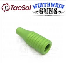 EntirelyCrimson Ribbed Charging Handle for TacSol X-Ring Matte Laser Green