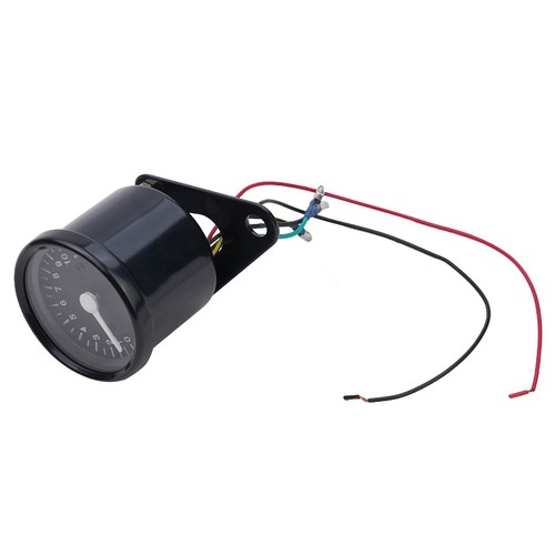 Tachometer Speedometer Gauge Electronic Motorcycle Mounted Accessory Black 12V - Picture 13 of 21
