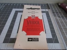1950 PRINT AD - VEEDOL MOTOR OIL, 100% Bradford, Pennsylvania