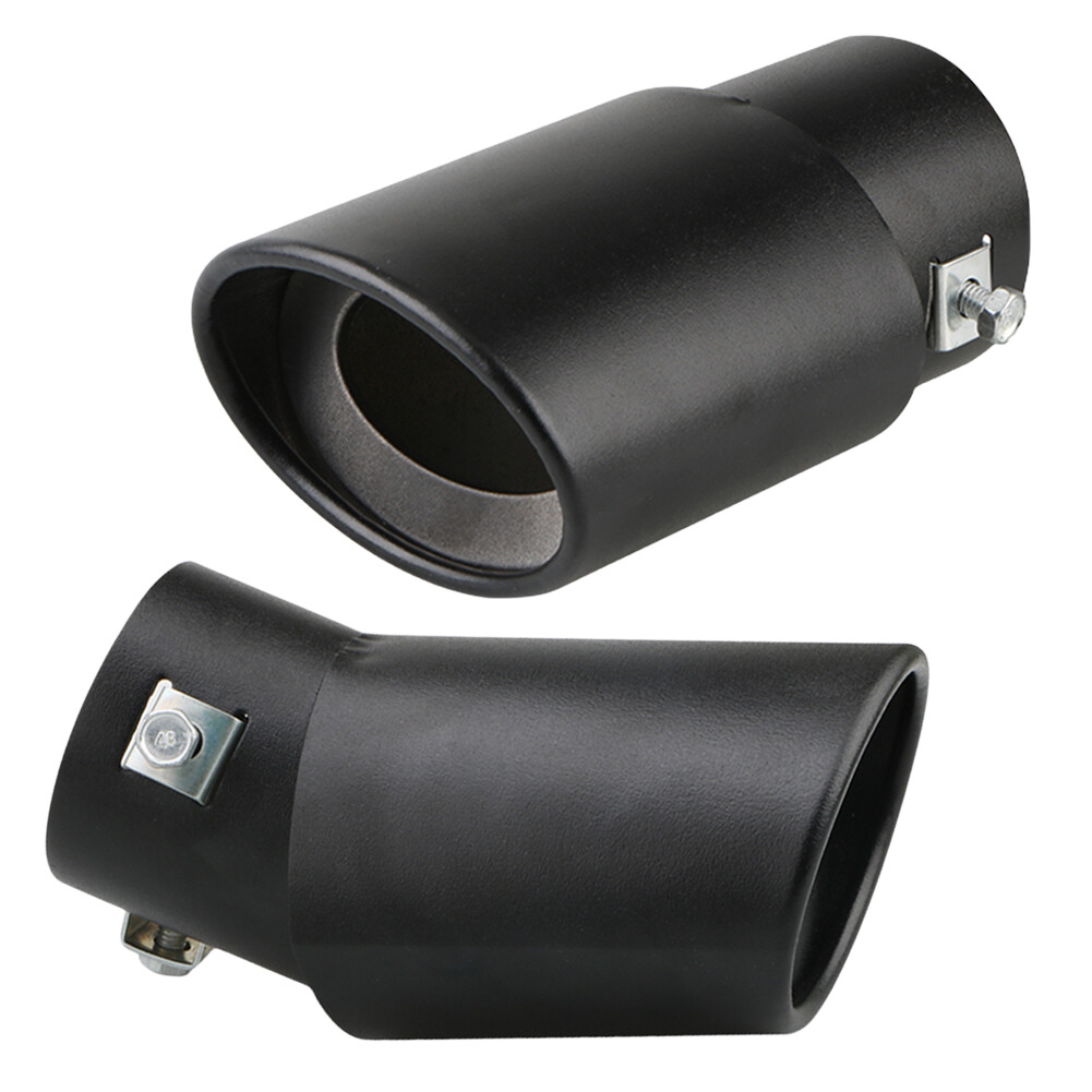 Car Exhaust Muffler Tip Aluminum Alloy Rear Exhaust Pipe Car Round