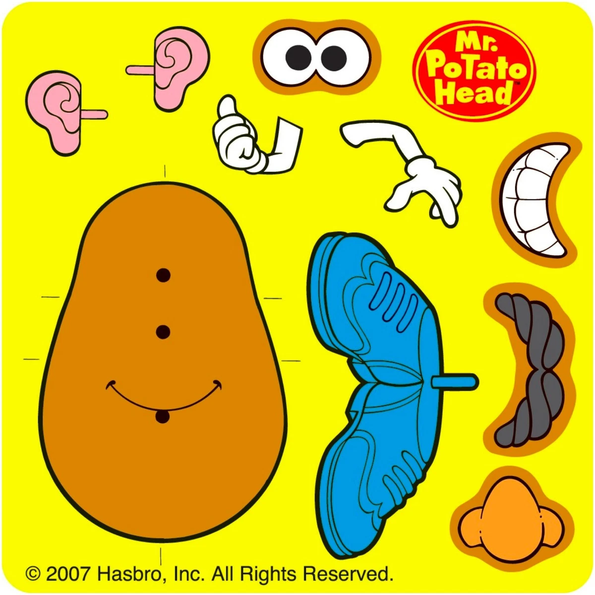 Mr Potato Head Stickers - Make your Own Stickers x 5 Birthday Party Loot  Style 2 | eBay