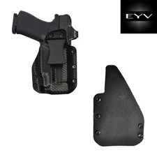EYV IWB Hybrid Leather/ Kydex Concealment Holster - GLOCK 48 With TLR7-SUB Light