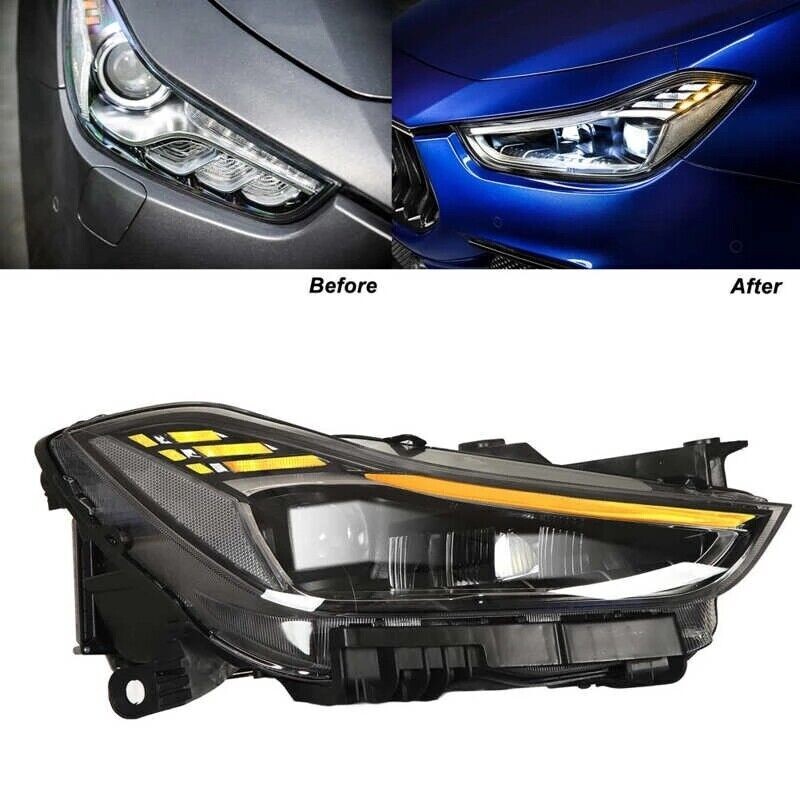 Maserati Ghibli M157 LED Projector Headlights with DRL Update for