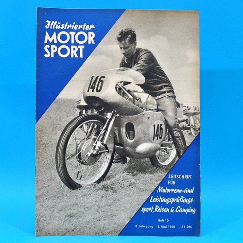 DDR Illustrierter Motorsport IMS 10 1958 BMW R 69 MC Wismar Halle-Saale-Schleife