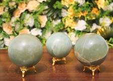 Großhandel Menge Grün Aventurin Kugel Healing Kristall Heim Dekor 2Pc,65-75MM
