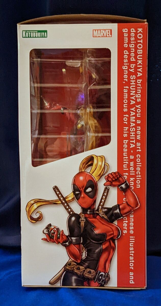 Kotobukiya Bishoujo Lady Deadpool Statue 2016 - New, Mint in Kotobukiya Bishoujo Lady Deadpool Statue 2016 - New, Mint in