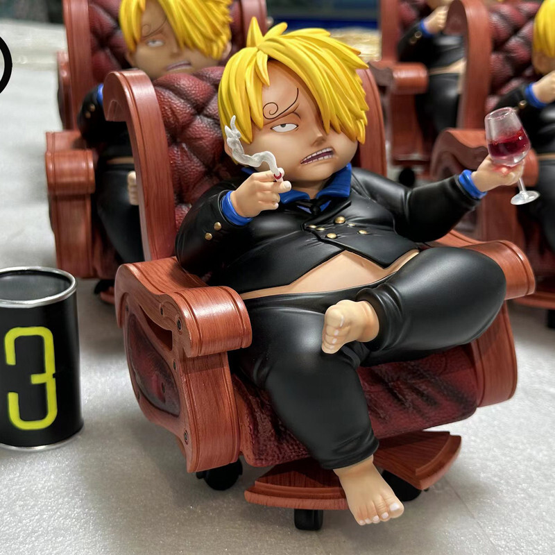 SDMW Studio One Piece Fat Sanji Resin Statue In Stock H16cm