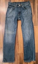 Boys Levi's 514 Jeans Size 14 Reg 27x27 Slim Straight Droit Off Center Button