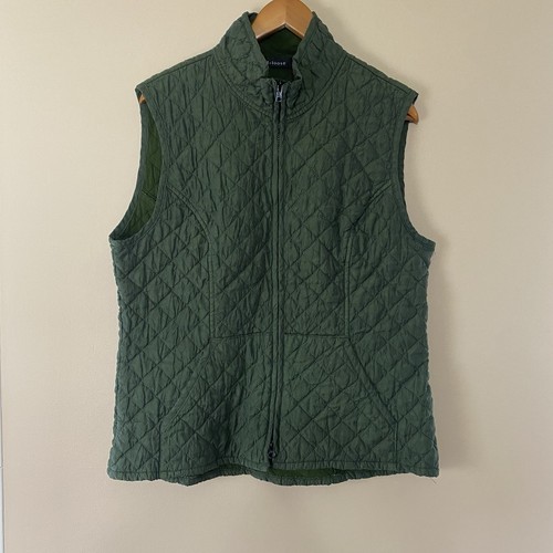 Cut Loose Women’s Olive Green Vest- Size Large- NWOT- Full Zip & Pockets