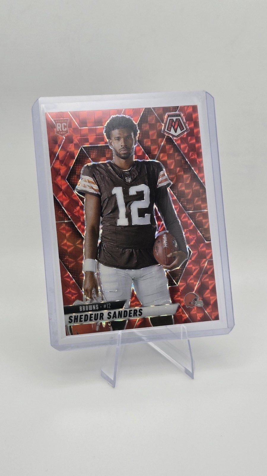 2025 Panini Mosaic Red Mosaic Prizm Variation Rookie RC #290 Shedeur Sanders🔥