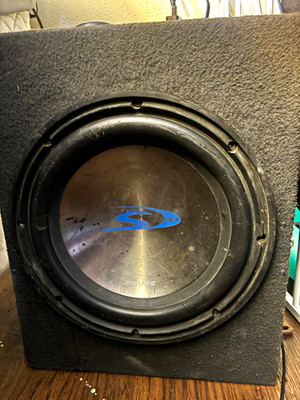 Alpine Type-S S10 10in 250W RMS Single Voice Coil Enclosed Non-Powered Sub