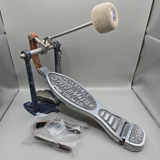 Vintage Reversible Speed-Master Ludwig Drum Co. Foot Pedal & Extra Leather Strap