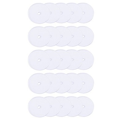  100 Pcs Ohrring-Accessoires Stützteller Rückenplatte Kunststoff Ohrringe