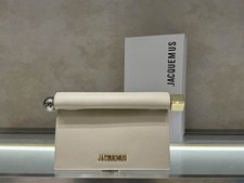 Jacquemus Off-White Top Handle Bag with Detac...