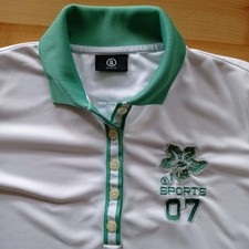 BOGNER SPORTS - GOLFPOLO -  38 - WEIẞ/GRÜN - TOP