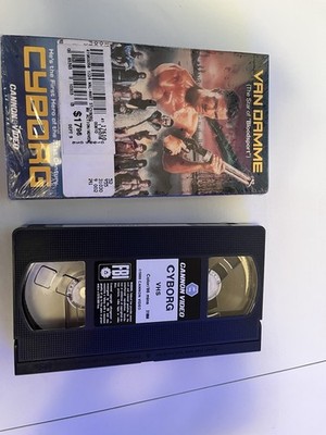 Cyborg (VHS, 1989, Cannon Video) Jean-Claude Van Damme Vtg Cult Tested G1