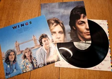 Paul McCartney Wings, London Town, Vinyl LP, 1978, Capitol, Inner Sleeve, Poster