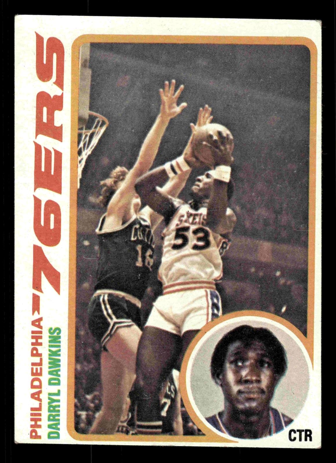 1978-79 Topps Darryl Dawkins #34 - Philadelphia 76ers