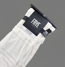 FRYE Faux Fur Throw Blanket 50 x 70" Ivory Off-White NWT TEXTURED